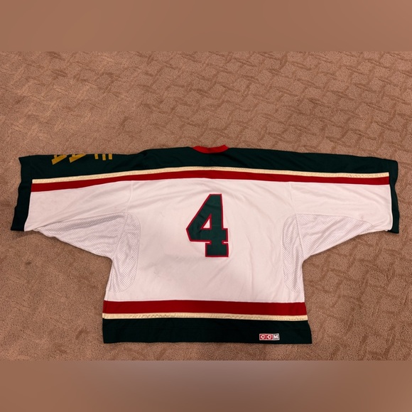 Rare Canadian Army Goalie Cut Hockey Jersey - Picture 12 of 13